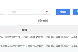 拉抬打压股价！两家私募被限制交易1个月图片