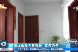 德州：装修砸了承重墙 楼上墙面竟出现多条裂缝图片