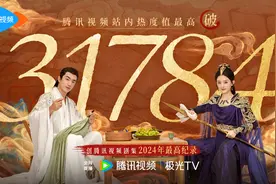 赵丽颖、林更新《与凤行》热度创腾讯视频剧集2024年最高纪录图片