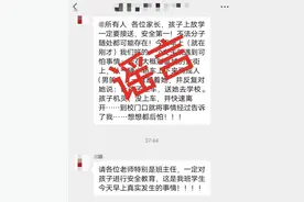 网传南充一女孩上学路上被不法分子强拽上车？民警走访调查后辟谣：不属实图片