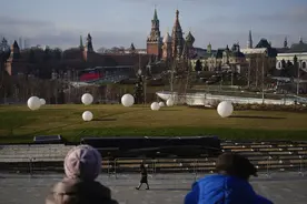 （外代一线）莫斯科：温暖冬日图片