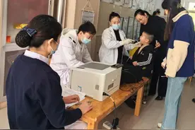 体检入校园，呵护幼儿健康成长！罗庄街道中心幼儿园进行健康体检图片