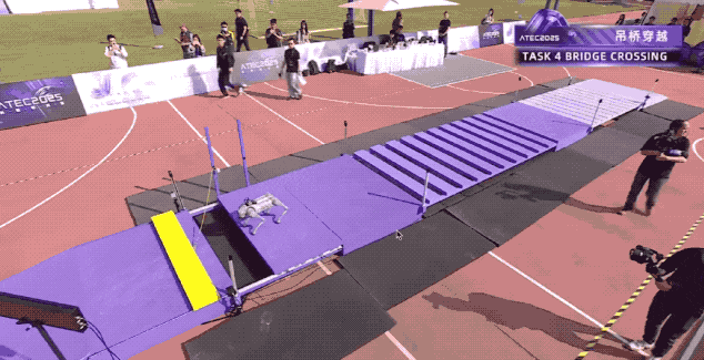 机器人集体到香港户外极限挑战	，狗比人强