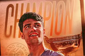 阿尔卡拉斯首夺法网冠军，21岁接近全满贯图片