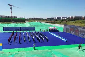 潍坊峡山区12个项目集中开工 “十强”产业项目占比超四成图片