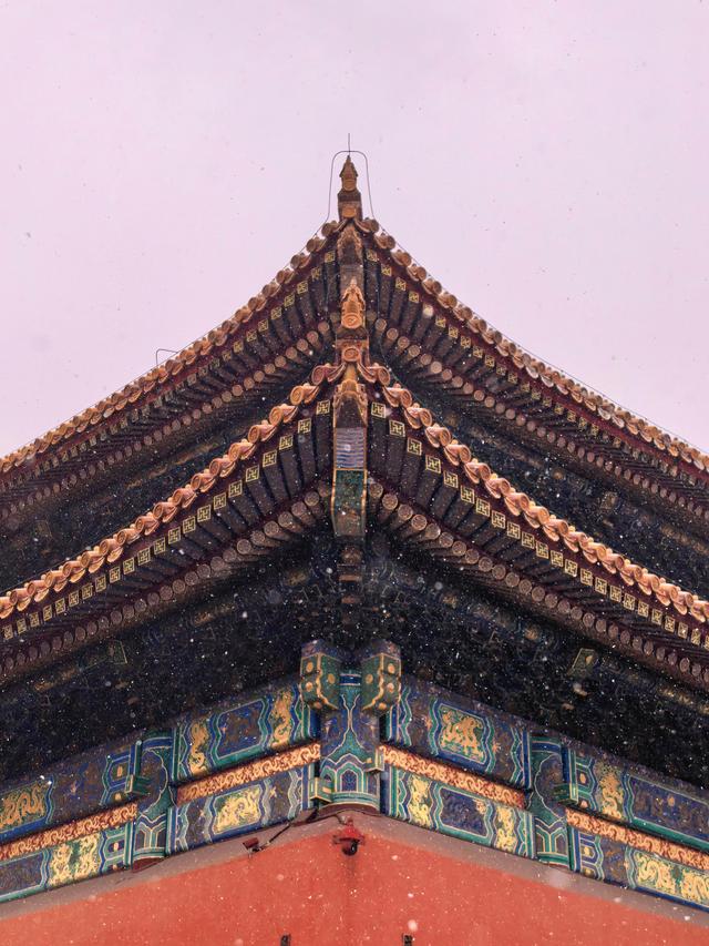 雪天北京最好的打卡地莫过于故宫，多图直击