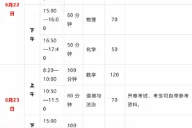 我省中招考试22日—24日举行，市教育考试中心发布考前提醒图片