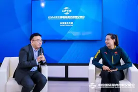 前女排国手曾春蕾现身服贸会 新角色有了新体会图片