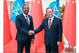 两国总理见证我会与埃塞第一夫人办公室签署合作谅解备忘录图片