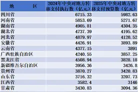 今年10万亿中央对地方转移支付分配图谱：川豫湘位居前三图片