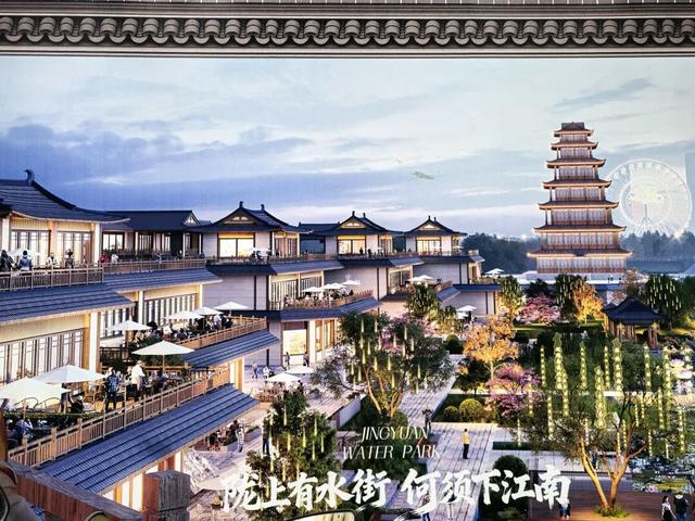 汉唐风韵+亲水街区！靖远水街二期最新进展来了
