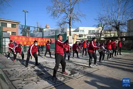 全民健身丨天津大爷 冬练“三九”图片