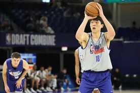 「NBA」动图预警！杨瀚森联合试训13分钟砍11分6篮板6助攻，选秀行……图片