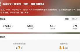 28岁女子不幸切除整个胃，竟与一个习惯有关图片