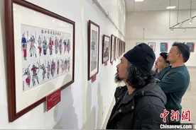 上海木版年画亮相尼泊尔图片