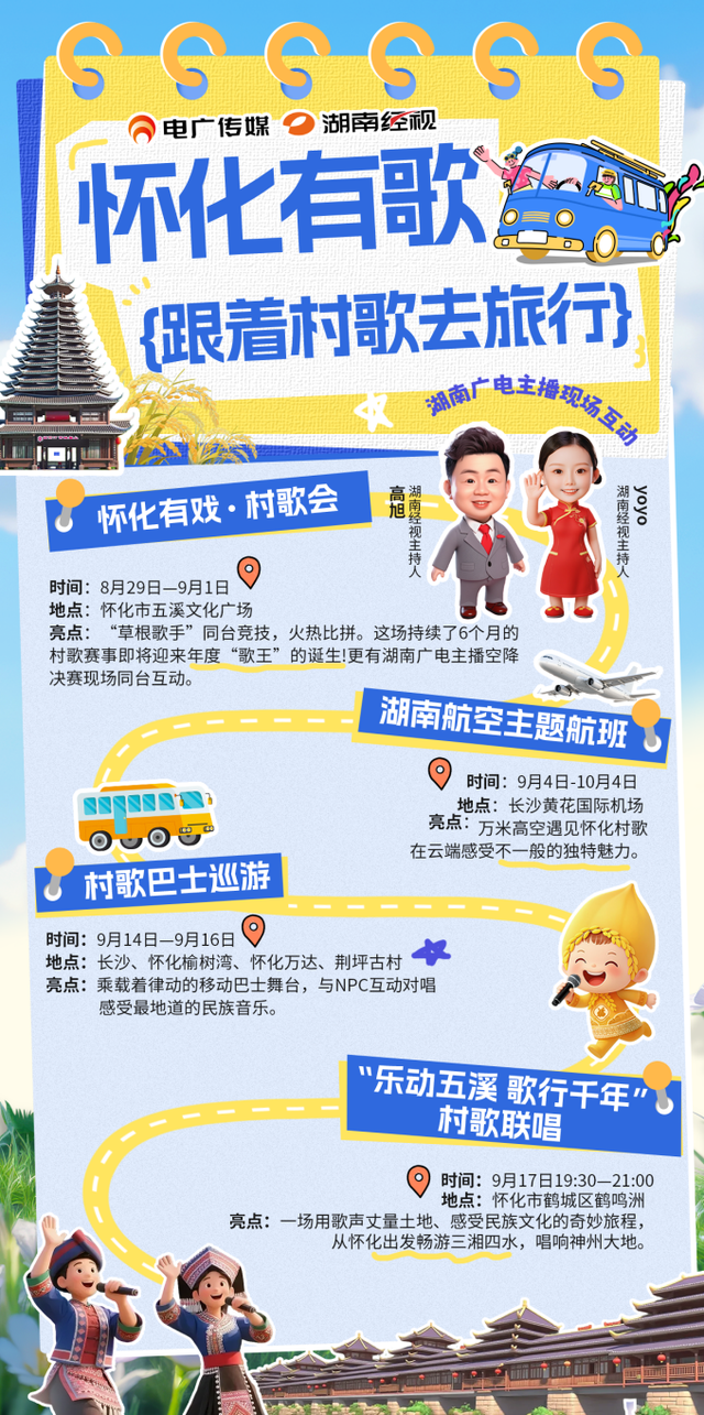 乐动五溪 歌行千年 这场村歌联唱9月燃动三湘四水