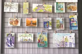 城市里的速写者，用画笔点亮鹅城图片