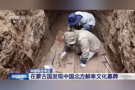考古发现！蒙古国艾尔根敖包墓葬呈现中国北方鲜卑文化特征图片
