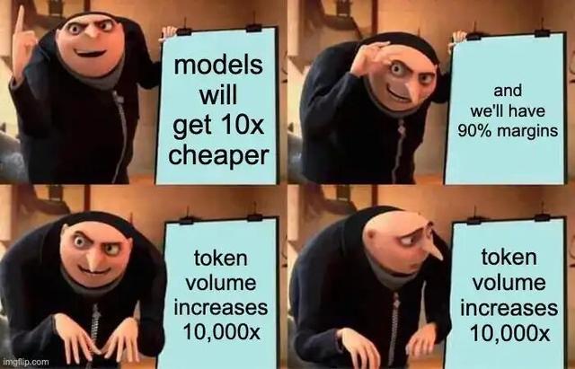 Token的成本下降10倍，但大模型公司却离盈利越来越远