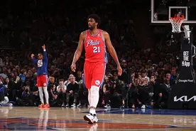 NBA季后赛 | 恩比德膝盖再伤虚惊一场？图片