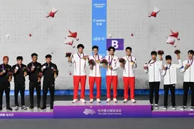 历史突破！湘西伢为中国夺得攀岩项目亚运首冠！图片