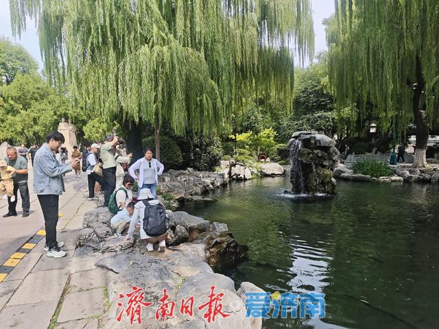 一年四季 泉在济南丨济南趵突泉突破29.06米新高，月牙泉同现“飞瀑奇观”