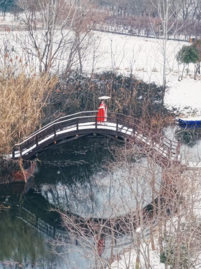 雪落水乡，解锁九龙口「冰雪奇缘」！