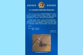 致1人死亡！男子涉嫌肇事逃逸，警方征集线索图片