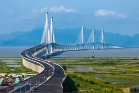 黄茅海跨海通道通车，珠海至江门车程缩短至30分钟图片