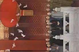 三幅画作里的开国大典图片