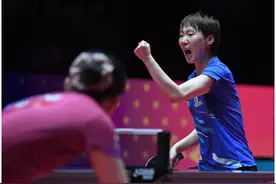 体育头图｜乒乓球世界杯：王曼昱晋级女单八强图片