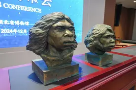 世界首例百万年前古人类头骨化石高科技相貌复原完成，100万年前的他们，长这样图片