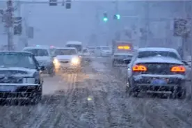 行车安全提示 | 雪天行车注意事项！图片