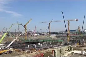 春节施工不“打烊”！广湛高铁佛山站施工有新进度图片