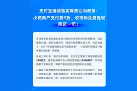 支付宝宣布：再延一年！图片