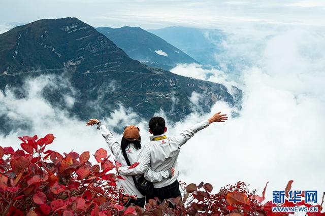 巫山红叶红了！一览三峡独有秋冬盛景