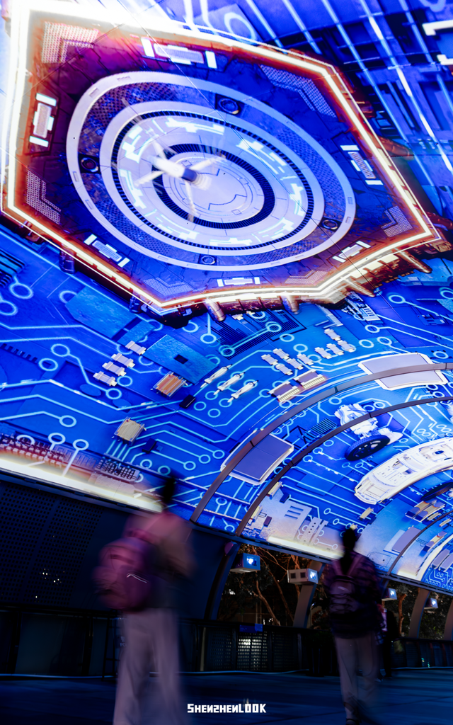 不愧是南山！深圳湾夜景彻底变了，光影艺术季来了