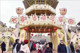 春节假期，泰安接待游客约257万人次，其中泰山进山游客33.96万人次图片