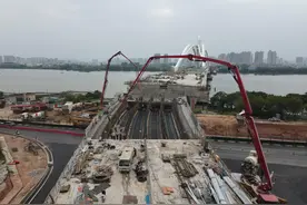 进度88%，惠州鹅城大桥拟年底建成通车图片