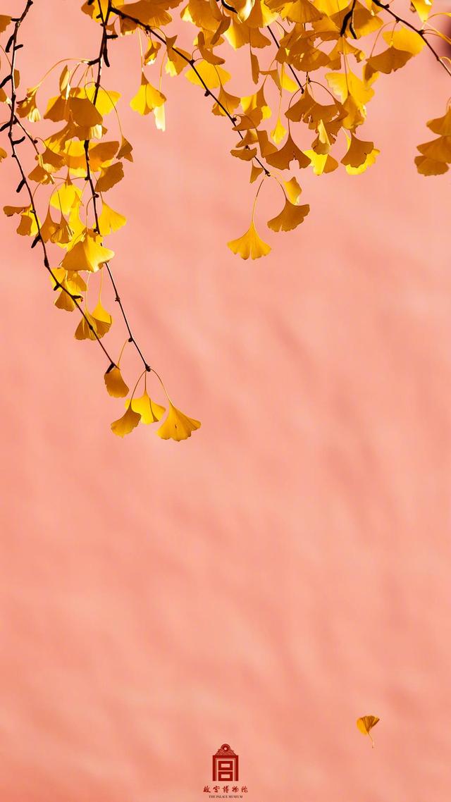 转发收藏！故宫初冬鎏金壁纸上新了