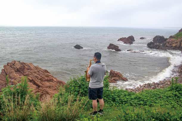 漫步青岛海滨
