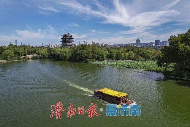 一年四季 泉在济南丨秋游大明湖，画舫入画来