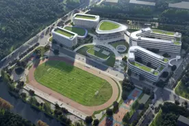 上师大附中宝山分校结构封顶，南大智慧城优质教育资源再上新图片