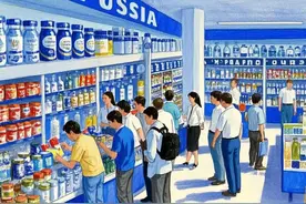 辣评AI绘|俄罗斯商品馆不姓“俄”，姓“钱”图片