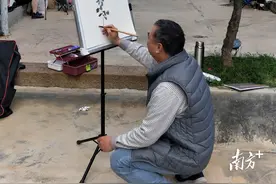 山川入画，高州画家笔墨丹青绘高凉风情图片