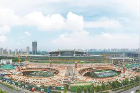 新合肥西站建设稳步推进图片