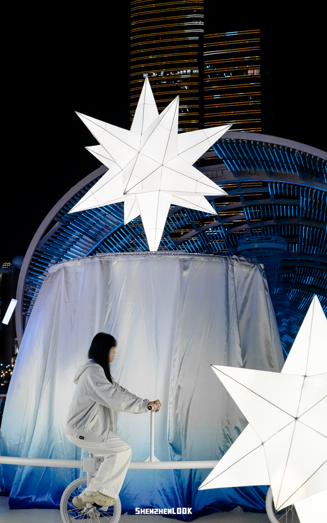 不愧是南山！深圳湾夜景彻底变了，光影艺术季来了