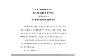 获批履职仅一年多，汇丰人寿董事长孙丹莹卸任图片