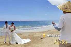 沿着绿道打卡日照婚拍基地图片
