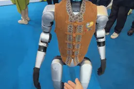 非遗黎锦遇上赛博科技 “秧BOT”在消博会忙坏了图片